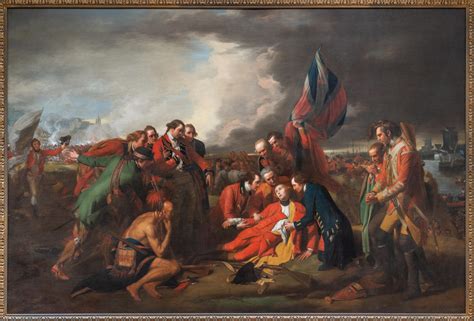 “The Death of General Wolfe” - A Striking Portrait of Patriotism and Sacrifice!