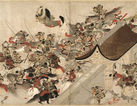 The Night Attack on the Sanjo Palace A Vivid Portrayal of Political Turmoil and Dramatic Brushstrokes!