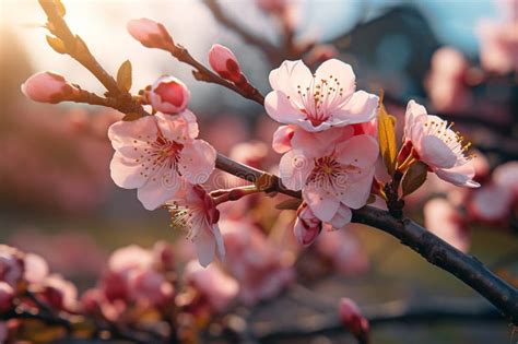 Spring Dawn at the Peach Blossom Spring, A Harmonious Depiction of Nature's Ephemeral Beauty!