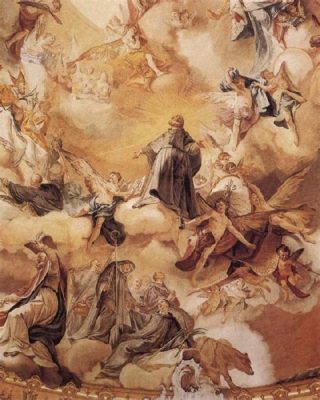 The Apotheosis of St. Benedict A Vibrant Tapestry of Baroque Brilliance and Divine Majesty!