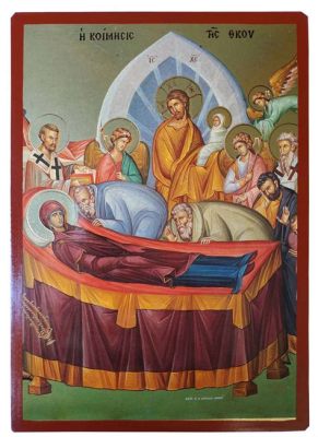 The Dormition of the Theotokos – A Byzantine Masterpiece Brimming With Profound Spirituality and Vivid Detail!